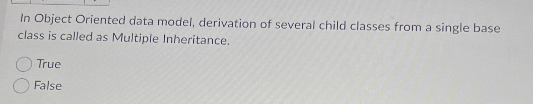 Solved In Object Oriented data model, derivation of several | Chegg.com
