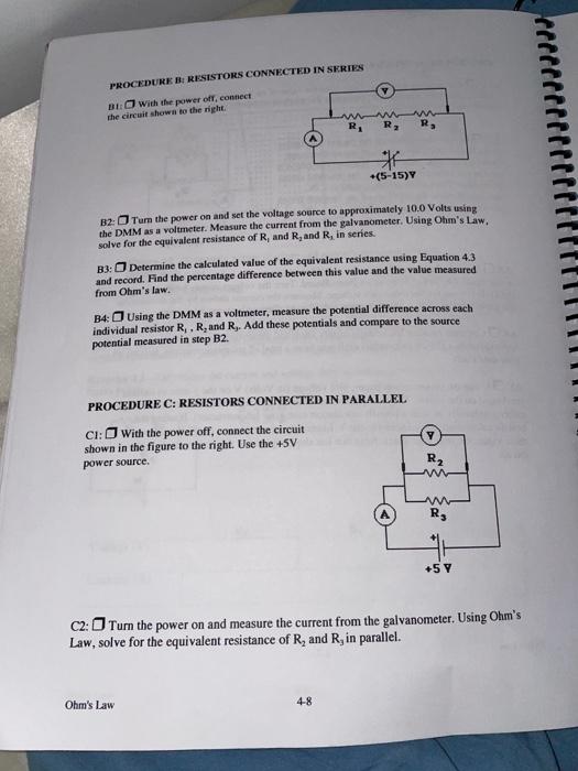 experiment 4 ohm's law