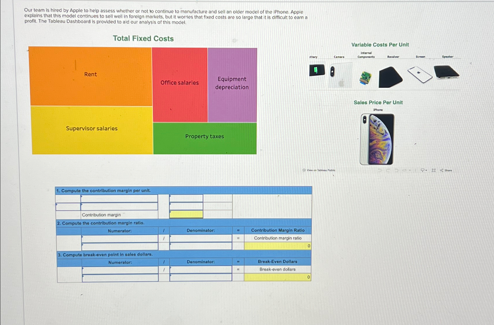 Solved Our Team Is Hired By Apple To Help Assess Whether Or | Chegg.com