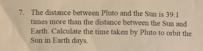 time for light from sun to reach pluto