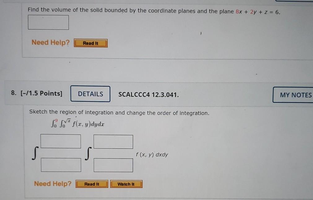 solved-find-the-volume-of-the-solid-bounded-by-the-chegg