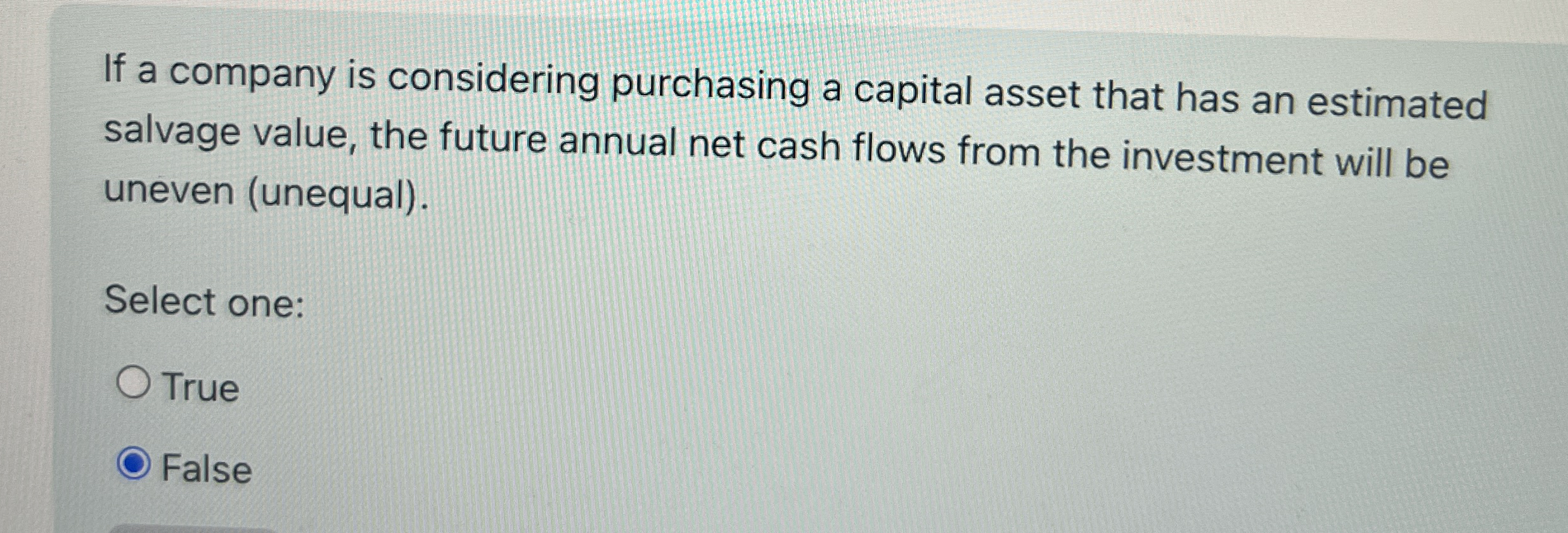 Solved If A Company Is Considering Purchasing A Capital Chegg Com