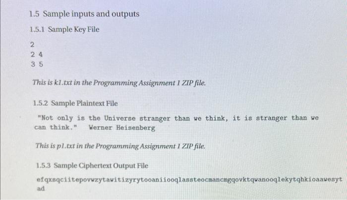 Solved In this assignment you'll write a program that | Chegg.com