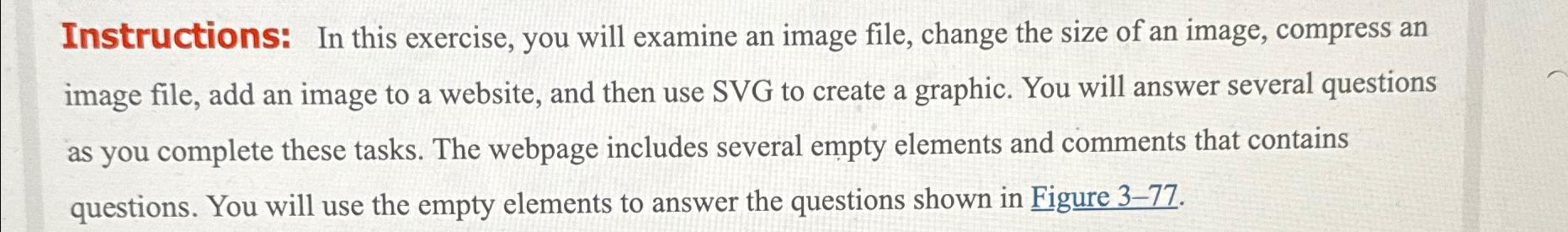 Solved Instructions: In this exercise, you will examine an | Chegg.com