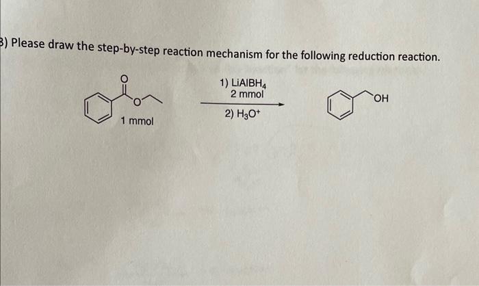 reduction reaction mechanism