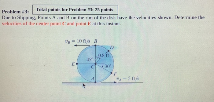 Solved Problem #3: Total points for Problem #3: 25 points | Chegg.com
