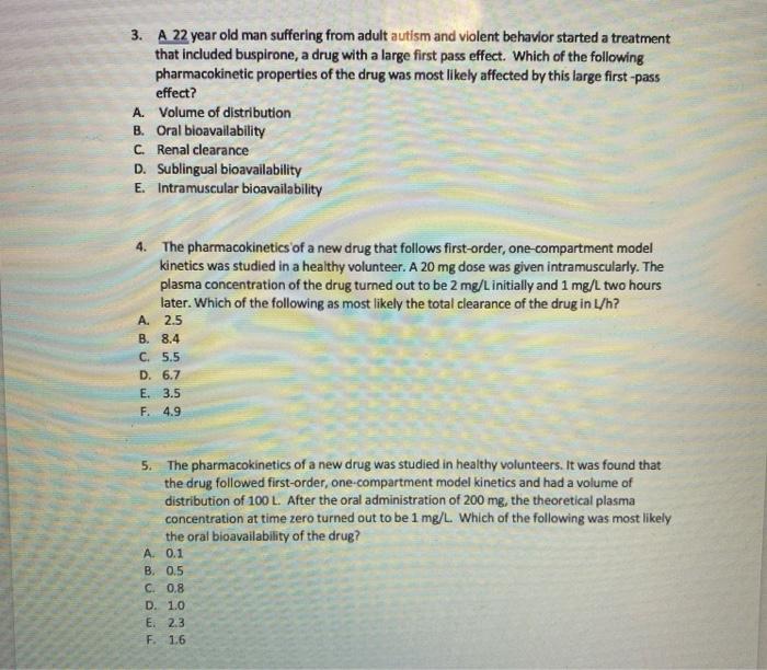 Solved 2. A 49 year old obsess man recently diagnosed with | Chegg.com