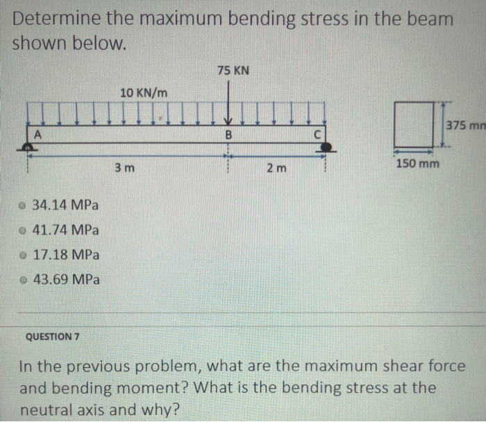 How To Determine The Maximum Bending Stress In A Beam - The Best ...