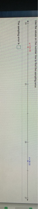 Solved Use the values on the number line to find the | Chegg.com
