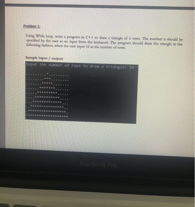 Solved Problem 1: Using While loop, write a program in C++ | Chegg.com