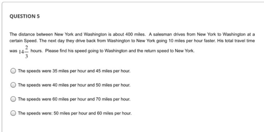 washington et new york distance