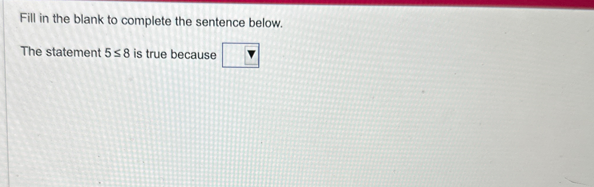 Solved Fill in the blank to complete the sentence below.The | Chegg.com