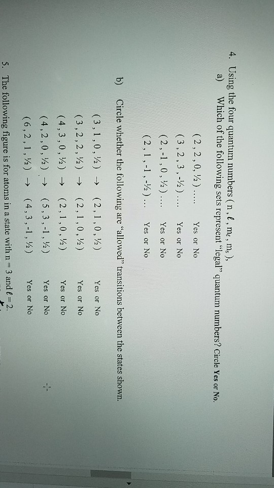 Solved 4 Using The Four Quantum Numbers n L Me M A Chegg solved-4-using-the-four-quantum-numbers-n-l-me-m-a-chegg