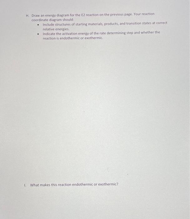 Solved 2. Answer the questions about the E2 reaction shown | Chegg.com