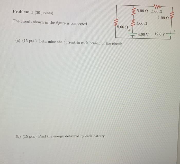 Solved The circuit shown in the figure is connected. (a) (15 | Chegg.com