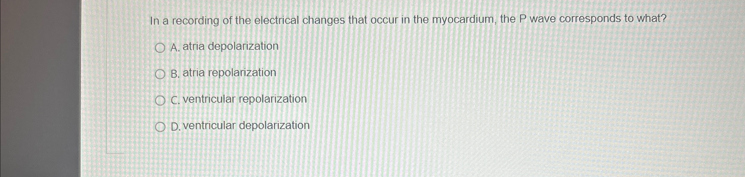 Solved In a recording of the electrical changes that occur | Chegg.com