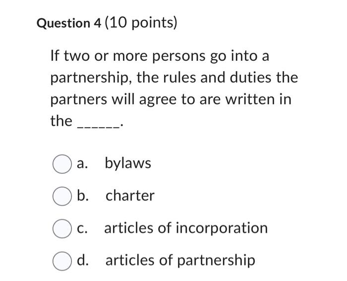 Solved question 1 (10 points) Which of the following | Chegg.com