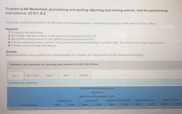 6.4 a worksheet accounting