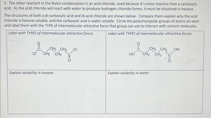 Draw the two reactants that would be needed to synthesize nylon 4,7.