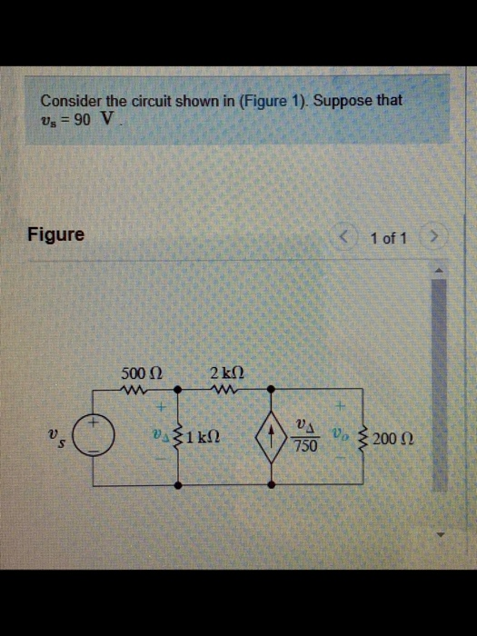 Solved Consider The Circuit Shown In (Figure 1). Suppose | Chegg.com