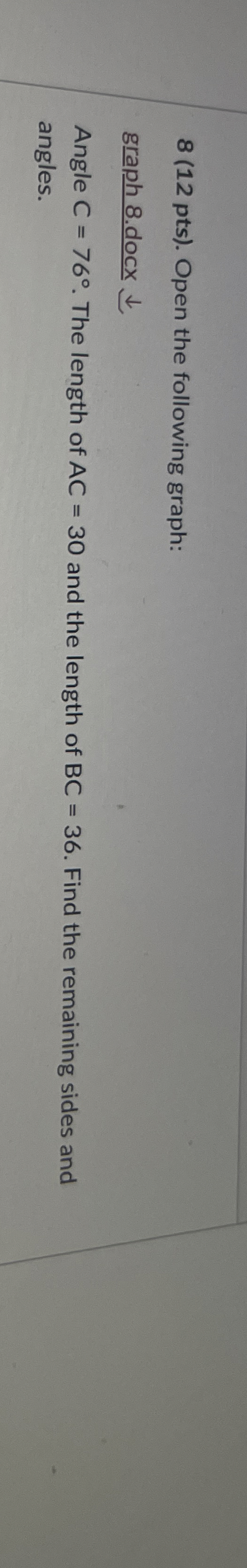 Solved Pts Open The Following Graph Graph Docx Chegg Com