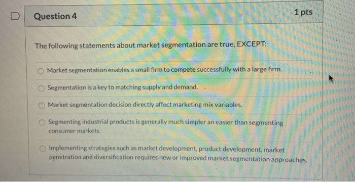1 Pts Question 4 The Following Statements About | Chegg.com 1 Pts Question 4 The Following Statements About | Chegg.com