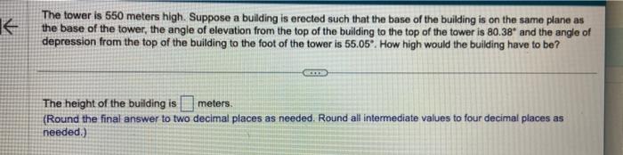 solved-the-tower-is-550-meters-high-suppose-a-building-is-chegg
