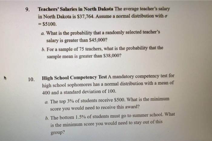 solved-9-teachers-salaries-in-north-dakota-the-average-chegg