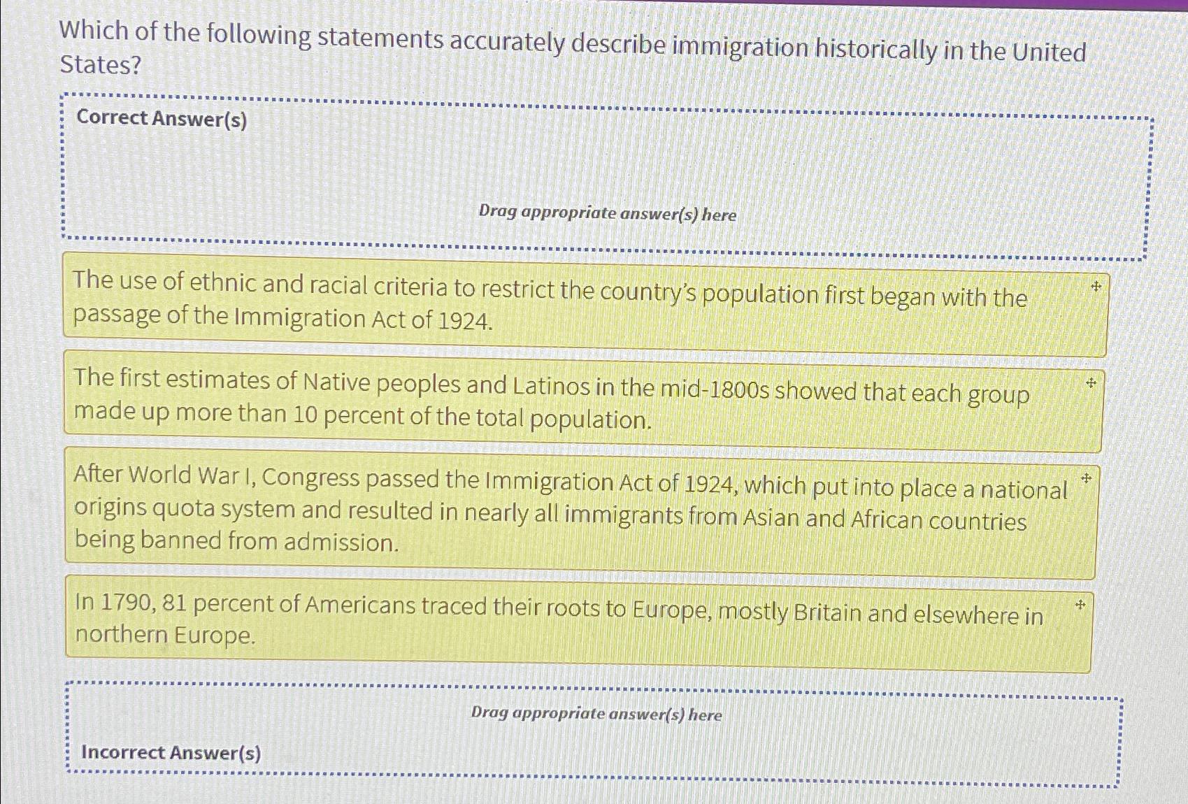 Solved Which of the following statements accurately describe | Chegg.com