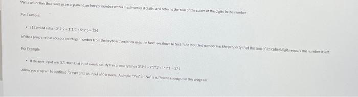 Solved Write a function that takes as an argument, an | Chegg.com