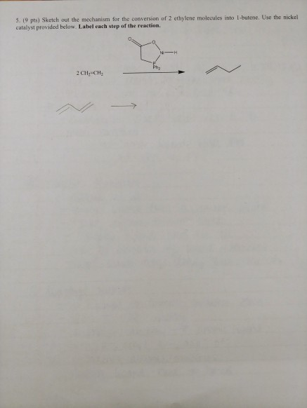 Solved Sketch out a catalytic cycle for the following | Chegg.com