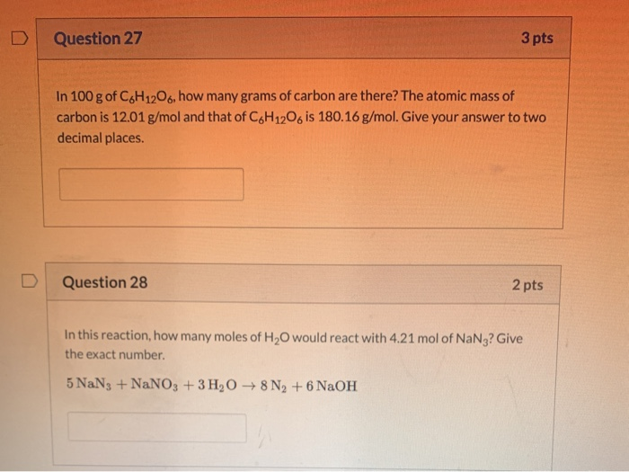 Solved Question 23 3 Pts How Many Atoms Are There In 477 X 3305