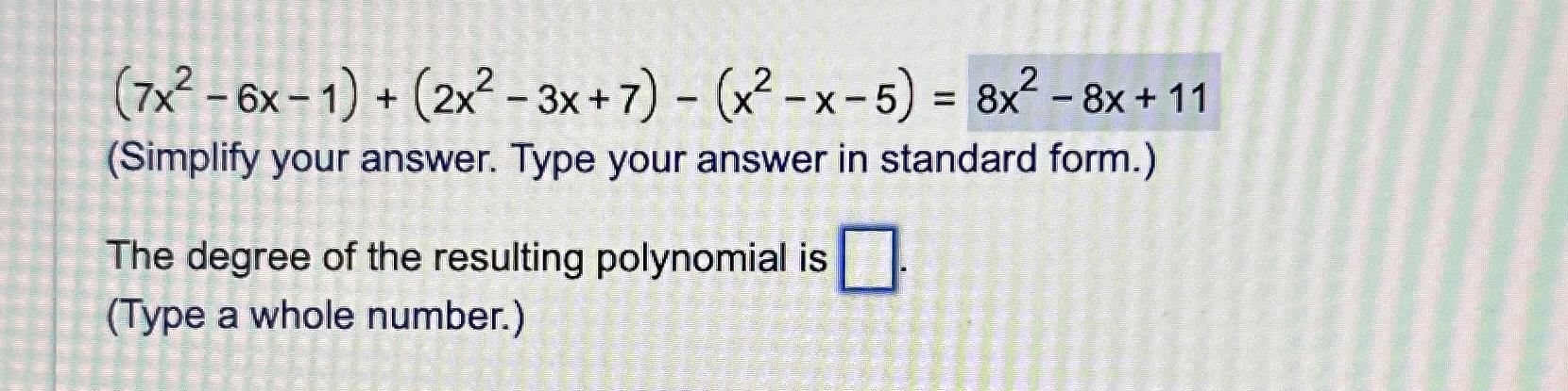 7x x 2 answer