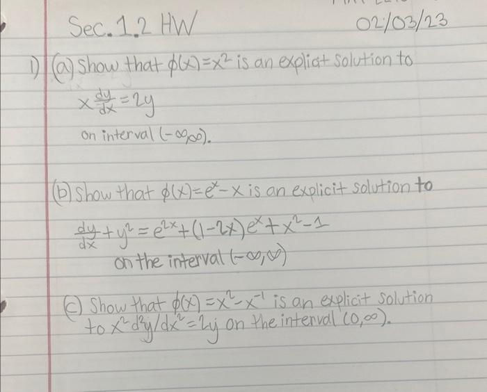 Solved This problem is Differential equations. I need help | Chegg.com