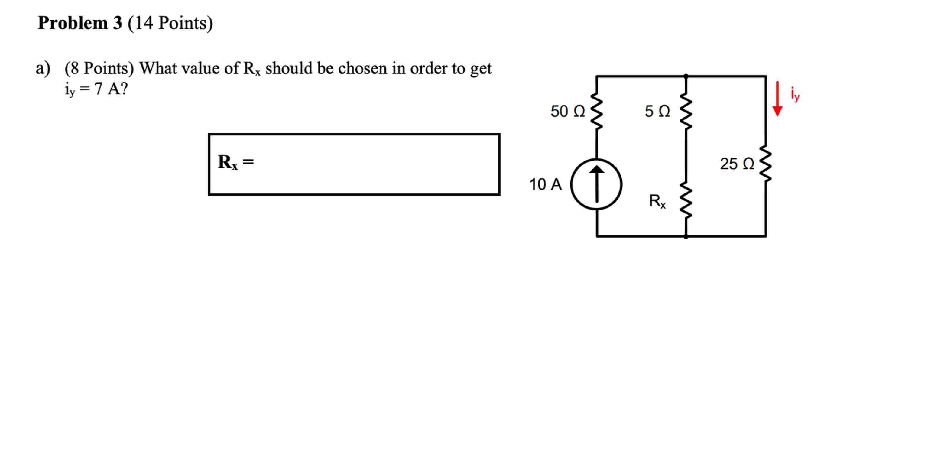 Solved Problem 3 (14 ﻿Points)aRx ﻿should be ﻿chosen in | Chegg.com