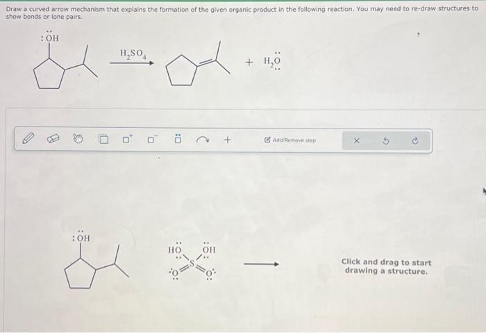 Solved Draw a curved arrow mechanism for the reaction, | Chegg.com