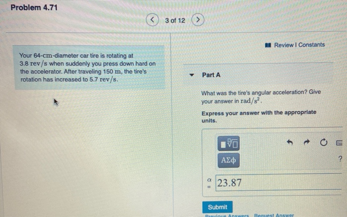 Solved Problem 4.71 3 of 12 A Review Constants Your | Chegg.com