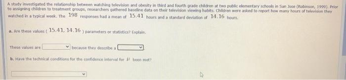Solved A study investigated the relationship between | Chegg.com