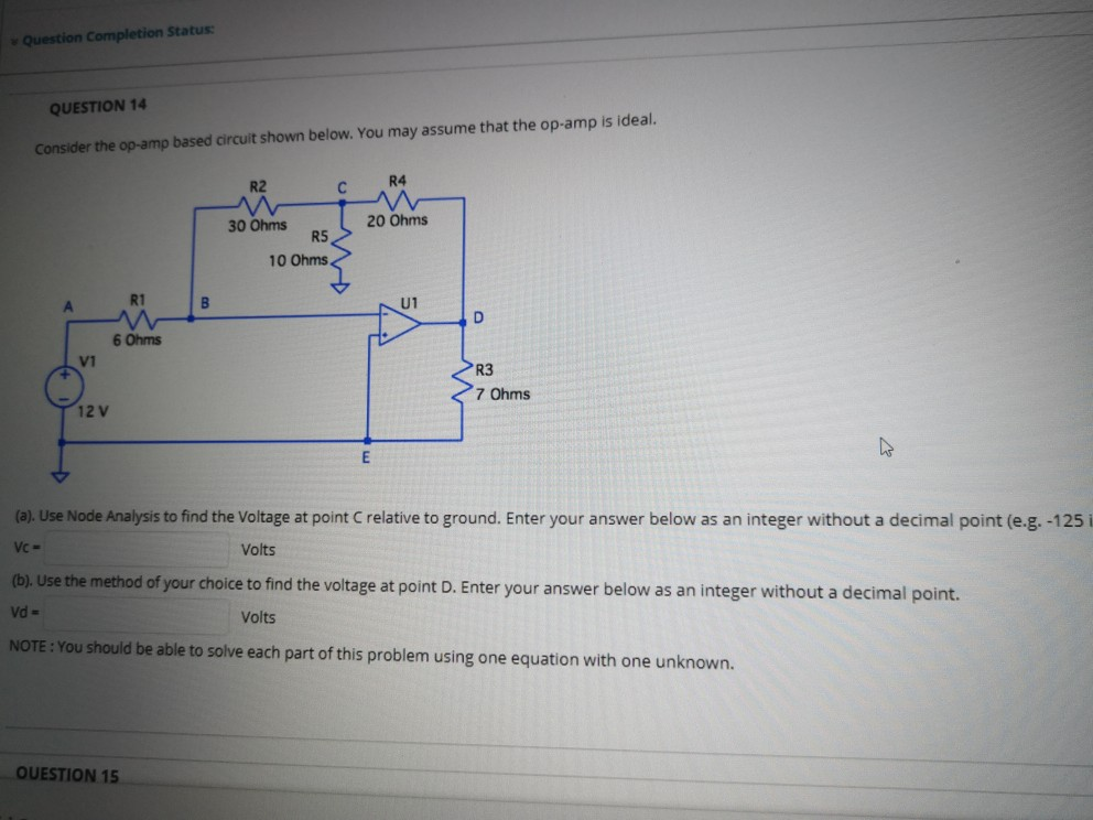 Solved Question Completion Status QUESTION 14 Consider the | Chegg.com