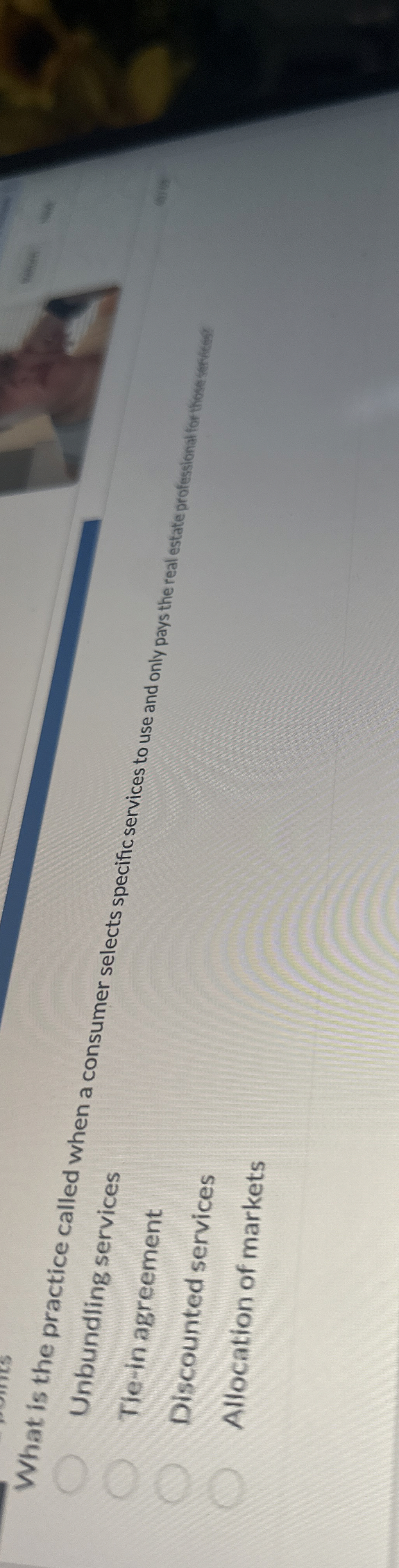 Solved What is the practice called when a consumer selects