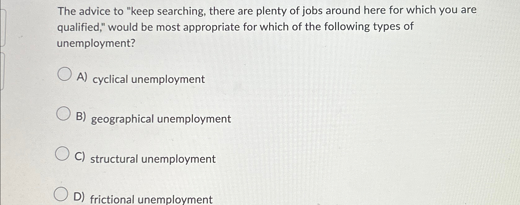 Solved The advice to "keep searching, there are plenty of