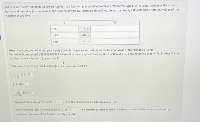 Solved Below is an "oracle" function. An oracle function is | Chegg.com