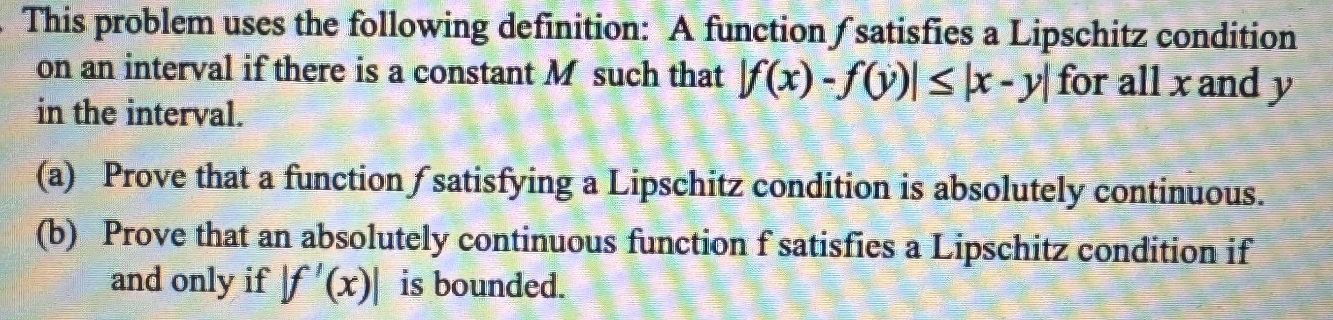 Solved This problem uses the following definition: A | Chegg.com