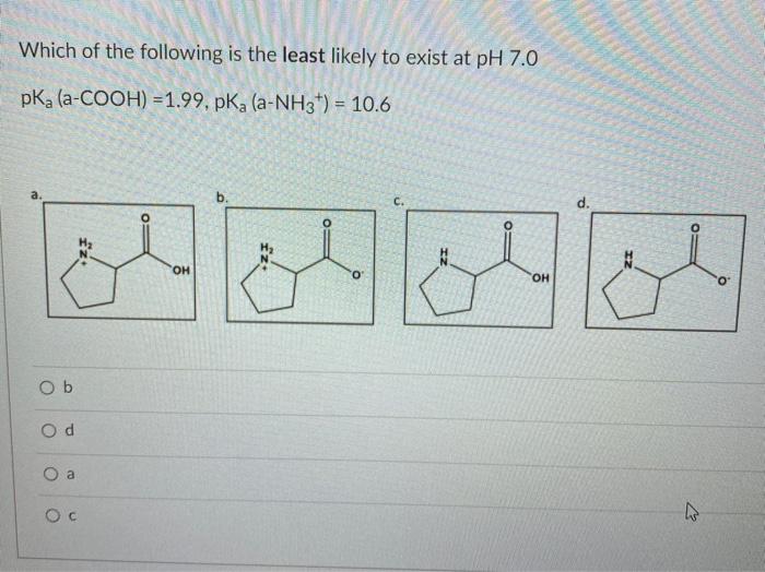 Solved Which of the following is the least likely to exist | Chegg.com