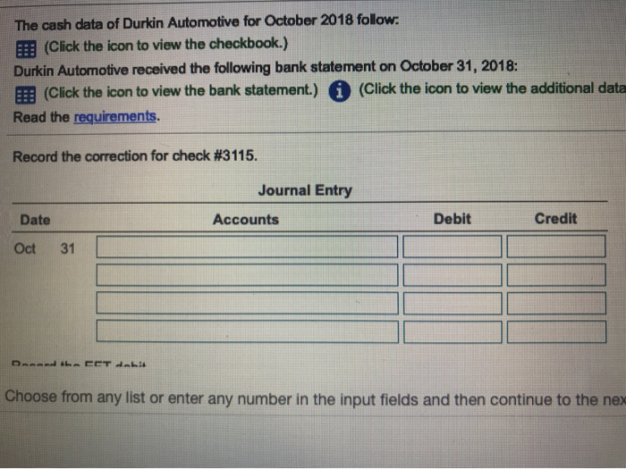 Solved Prepare The Journal Entries Required At October 31