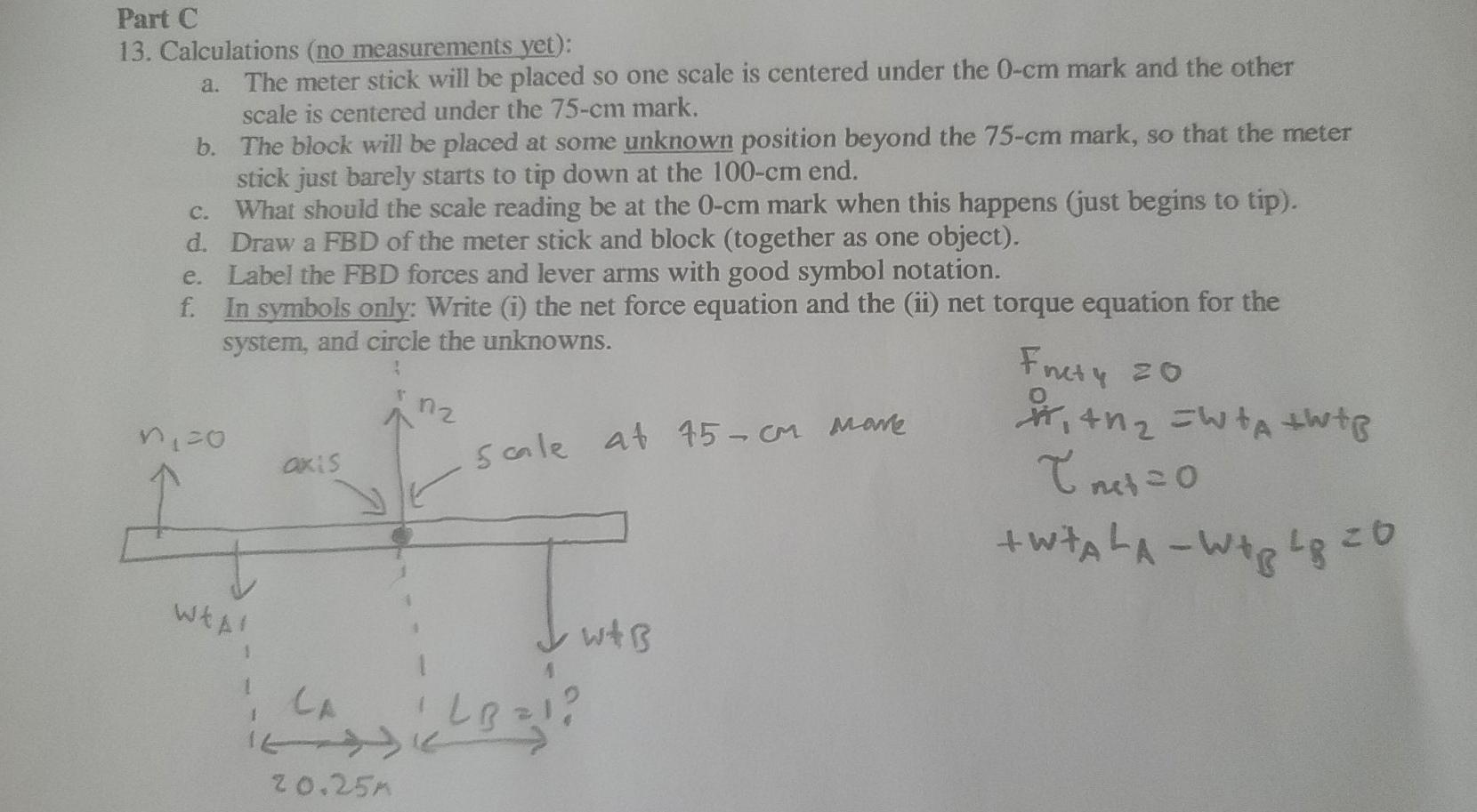 Lever Stick, Meter Stick 100cm