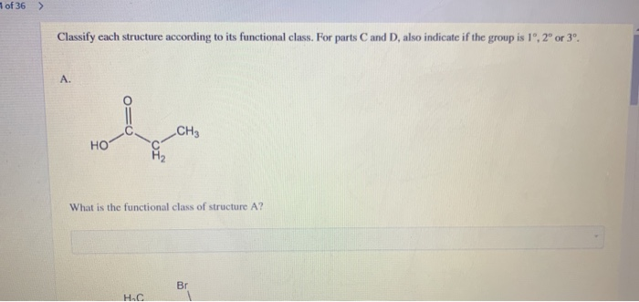 Solved 1 of 36 > Classify each structure according to its | Chegg.com