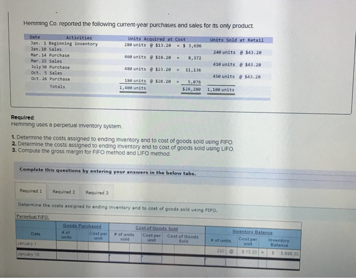 Solved Hemming Co. reported the following currentyear