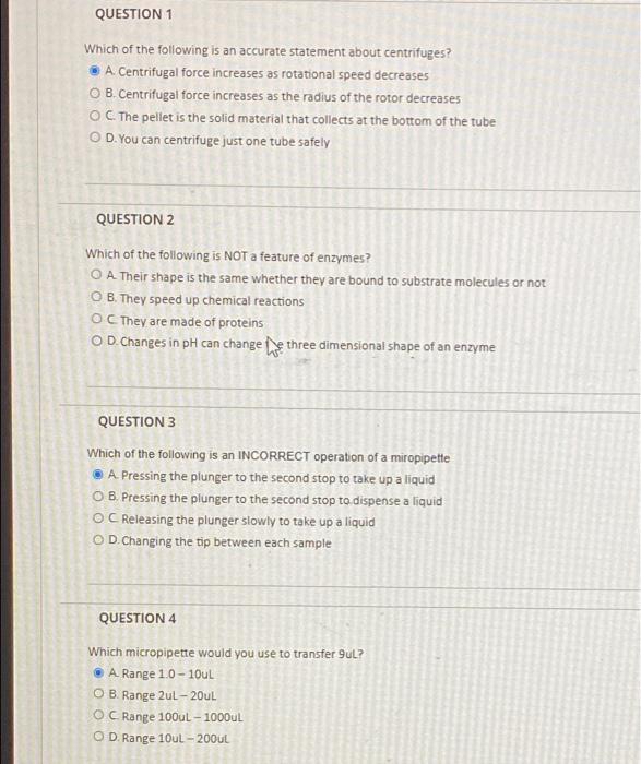 Solved QUESTION 1 Which of the following is an accurate | Chegg.com