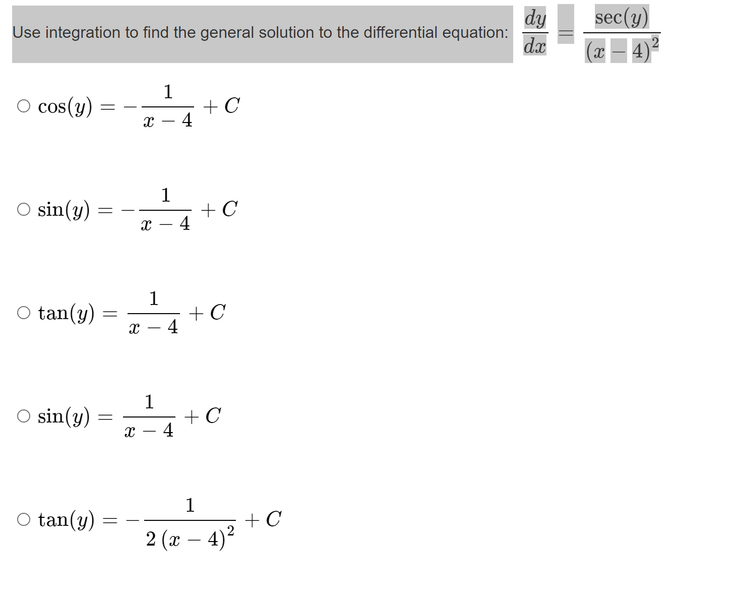 solved-use-integration-to-find-the-general-solution-to-the-chegg